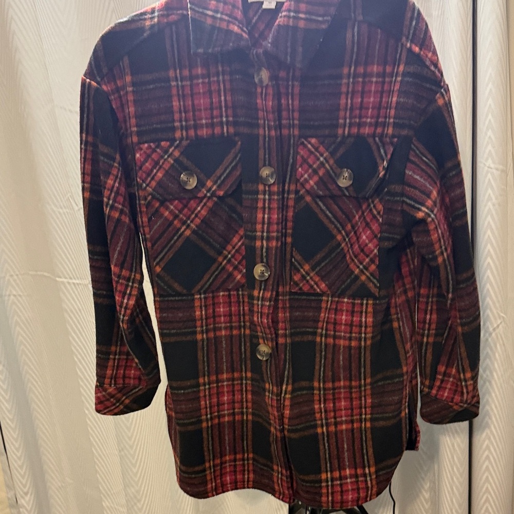 And Now This Red and Black Plaid Shirt. Shacket
